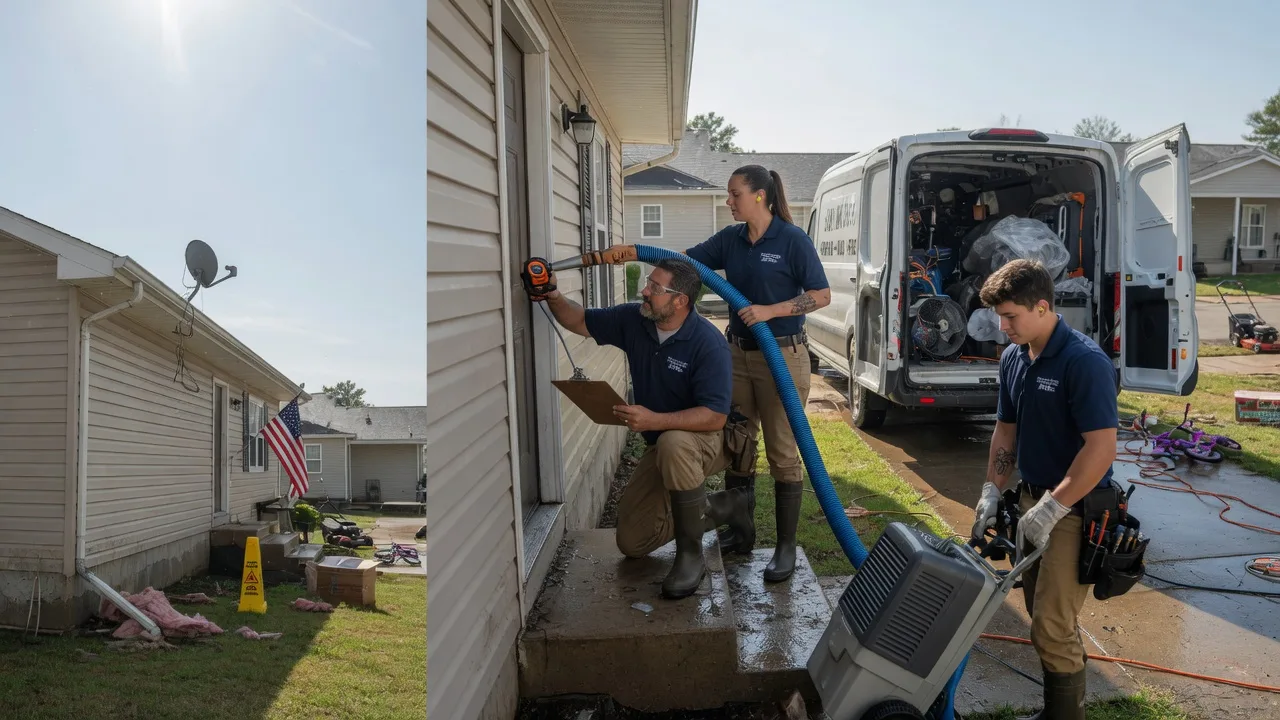 Ceiling Water Damage Restoration in Montrose, IL near me
